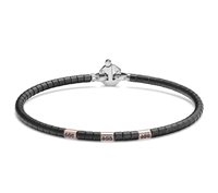 Bracelet Baraka Homme in Or rosé Diamante Black BR372411RODN210011